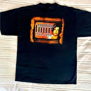 Vintage Martina McBride Emotion Tour 1999/2000 T Shirt Sz Mens XL Black Orange 